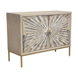 Prisma Bone 2-Door Accent Cabinet - Ornate Home