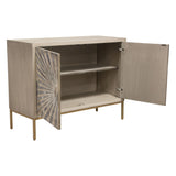Prisma Bone 2-Door Accent Cabinet - Ornate Home