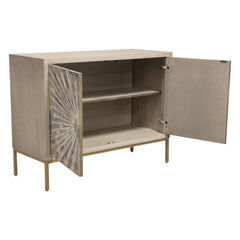 Prisma Bone 2-Door Accent Cabinet - Ornate Home