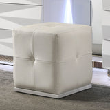 Prisma White Vanity Set w/ Stool - Ornate Home