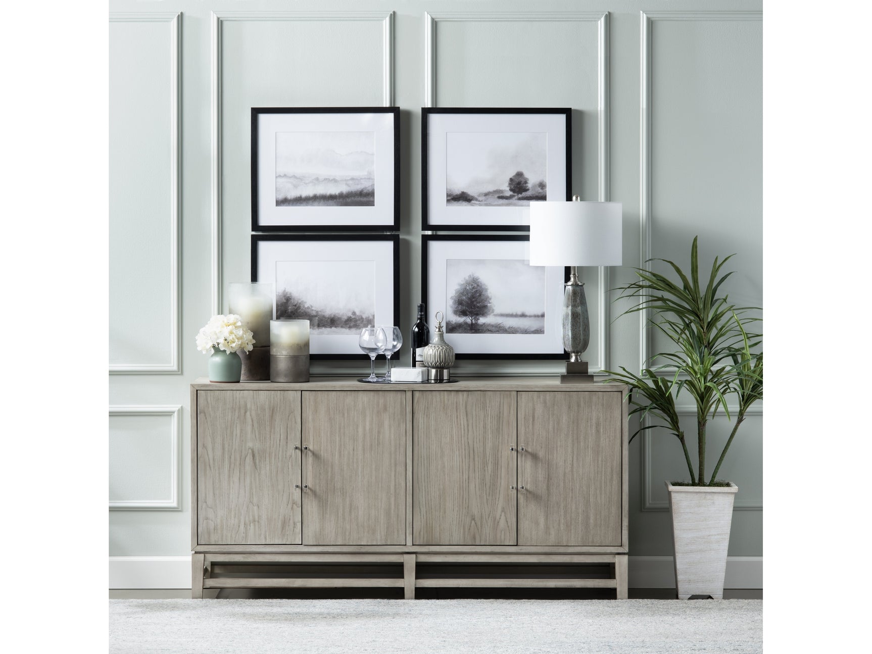 Pritchard Black/White Print