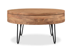 Privado Natural Storage Coffee Table - Ornate Home