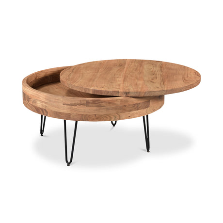 Privado Natural Storage Coffee Table - Ornate Home