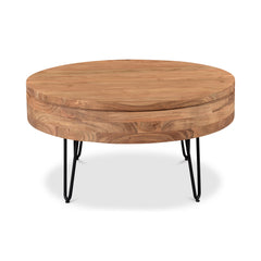 Privado Natural Storage Coffee Table - Ornate Home