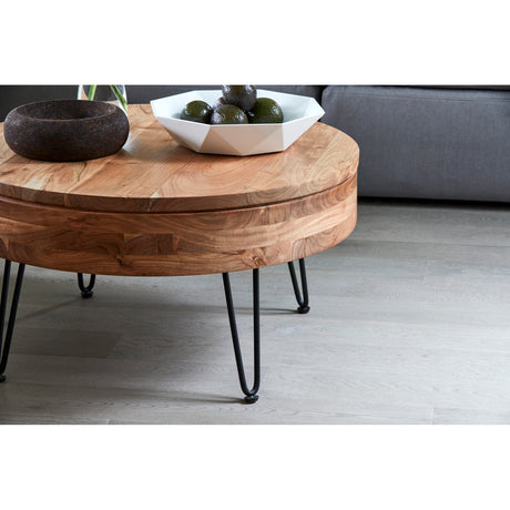 Privado Natural Storage Coffee Table - Ornate Home