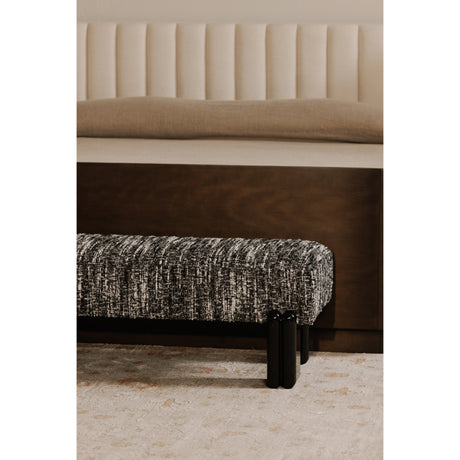 Priya Black Bench - Ornate Home
