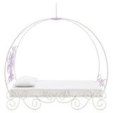 Priya II White & Light Purple Full Bed - Ornate Home