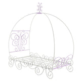 Priya II White & Light Purple Full Bed - Ornate Home
