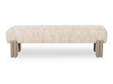 Priya Off White Bench - Ornate Home
