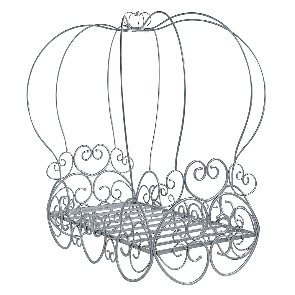 Priya Silver Twin Bed w/ Canopy - Ornate Home