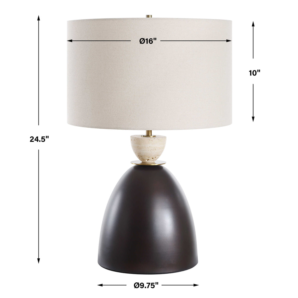 Procida Bronze Table Lamp - Ornate Home