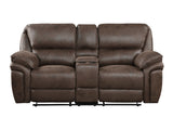 Proctor Brown Double Reclining Loveseat - Ornate Home