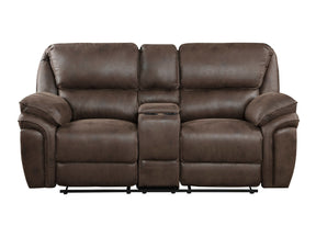 Proctor Brown Double Reclining Loveseat - Ornate Home