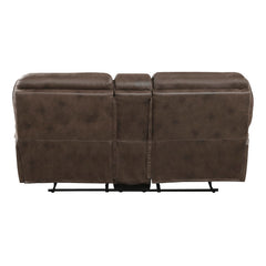 Proctor Brown Double Reclining Loveseat - Ornate Home