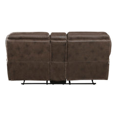 Proctor Brown Double Reclining Loveseat - Ornate Home