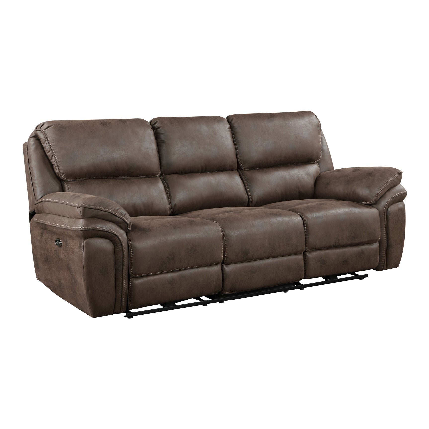 Proctor Brown Double Reclining Sofa - Ornate Home