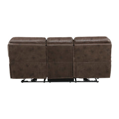 Proctor Brown Double Reclining Sofa - Ornate Home