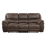 Proctor Brown Double Reclining Sofa - Ornate Home