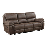 Proctor Brown Double Reclining Sofa - Ornate Home