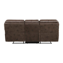 Proctor Brown Double Reclining Sofa - Ornate Home