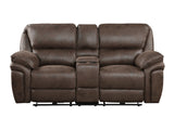 Proctor Brown Power Double Reclining Loveseat - Ornate Home
