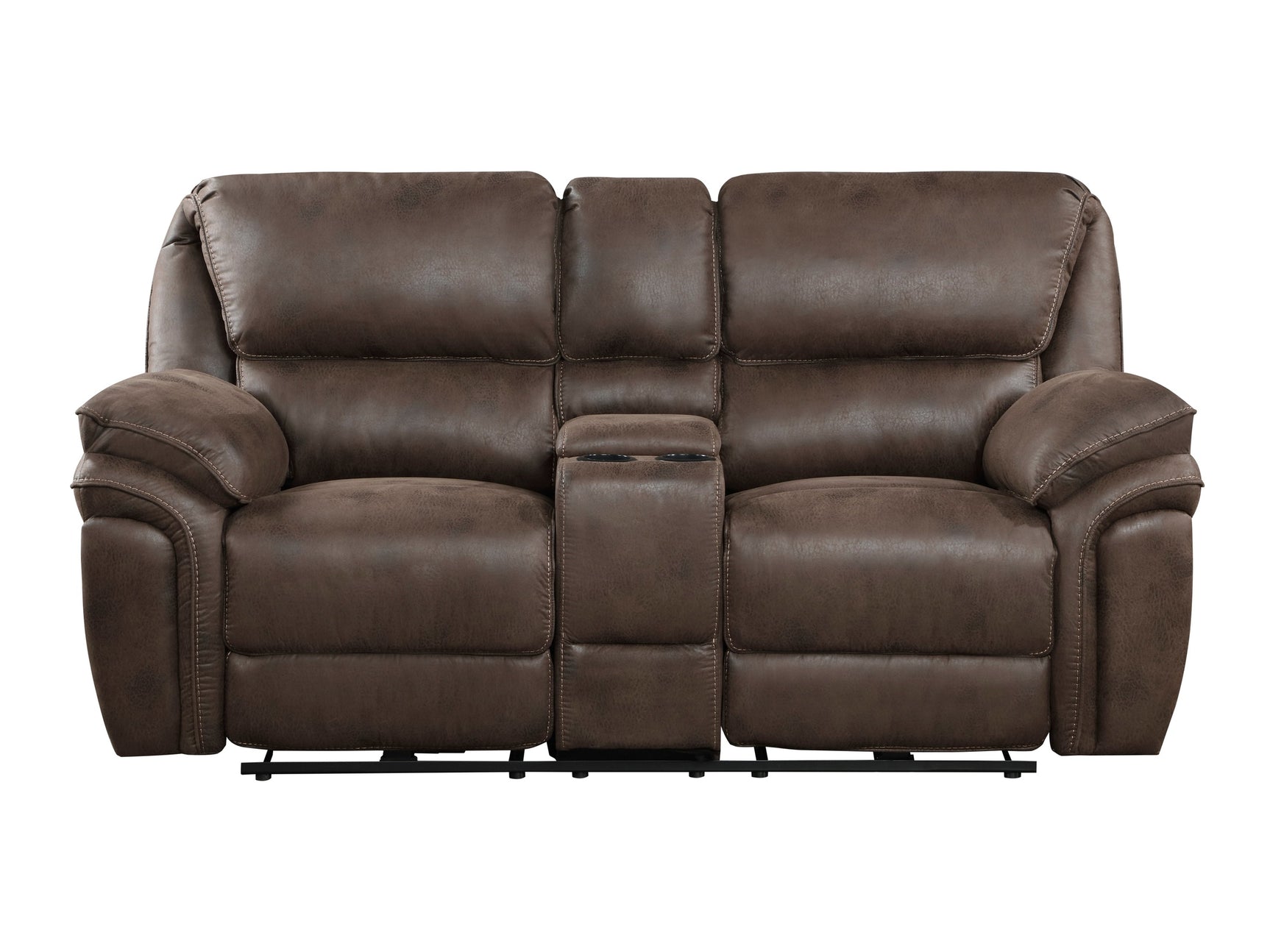 Proctor Brown Power Double Reclining Loveseat - Ornate Home
