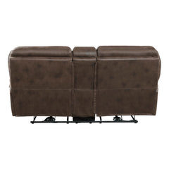 Proctor Brown Power Double Reclining Loveseat - Ornate Home