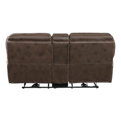 Proctor Brown Power Double Reclining Loveseat - Ornate Home