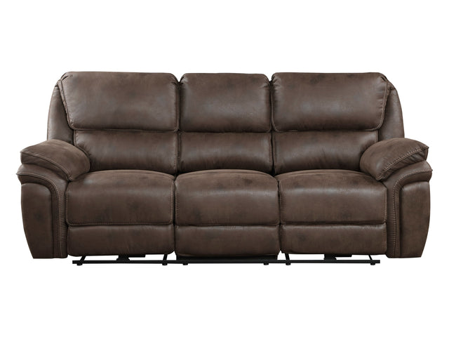 Proctor Brown Power Double Reclining Sofa - Ornate Home