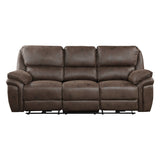 Proctor Brown Power Double Reclining Sofa - Ornate Home