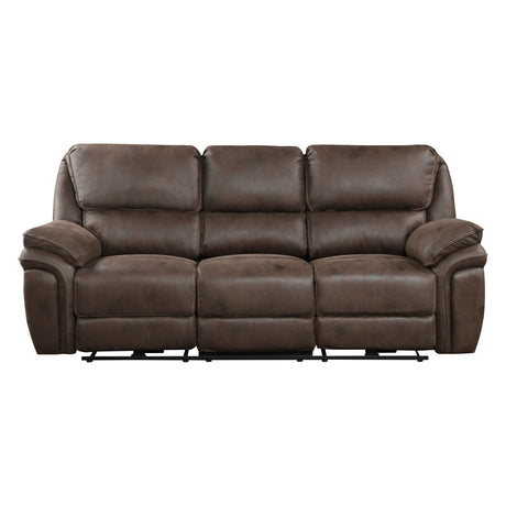 Proctor Brown Power Reclining Sofa and Loveseat - Ornate Home
