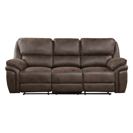 Proctor Brown Reclining Sofa & Loveseat - Ornate Home