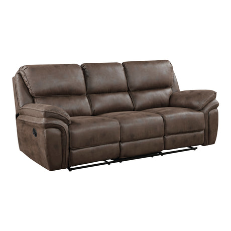 Proctor Brown Reclining Sofa & Loveseat - Ornate Home