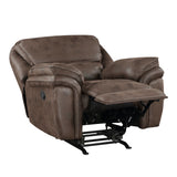 Proctor Brown Rocker Reclining Chair - Ornate Home