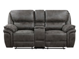 Proctor Gray Double Reclining Loveseat - Ornate Home
