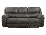 Proctor Gray Double Reclining Sofa - Ornate Home