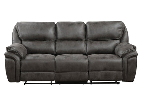 Proctor Gray Double Reclining Sofa - Ornate Home