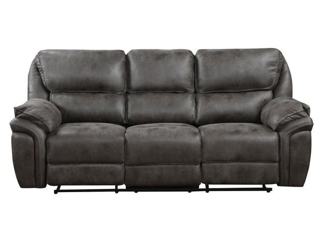 Proctor Gray Double Reclining Sofa - Ornate Home