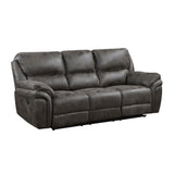 Proctor Gray Double Reclining Sofa - Ornate Home