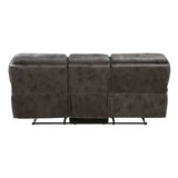 Proctor Gray Double Reclining Sofa - Ornate Home