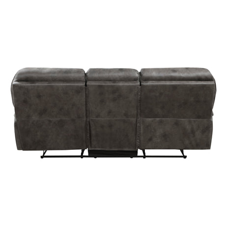 Proctor Gray Double Reclining Sofa - Ornate Home