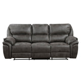 Proctor Gray Double Reclining Sofa - Ornate Home