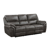 Proctor Gray Double Reclining Sofa - Ornate Home