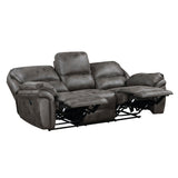 Proctor Gray Double Reclining Sofa - Ornate Home