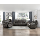 Proctor Gray Double Reclining Sofa - Ornate Home