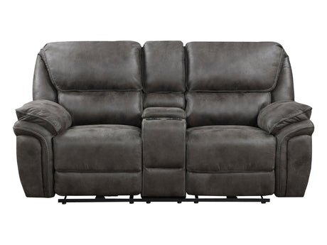Proctor Gray Power Double Reclining Loveseat - Ornate Home
