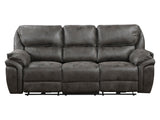 Proctor Gray Power Double Reclining Sofa - Ornate Home