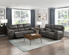 Proctor Gray Power Double Reclining Sofa - Ornate Home