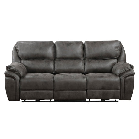 Proctor Gray Power Double Reclining Sofa - Ornate Home