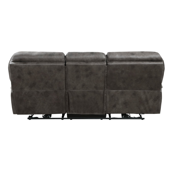Proctor Gray Power Double Reclining Sofa - Ornate Home